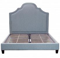 кровать двуспальная 160х200 бирюзовая из велюра guss в Таганроге