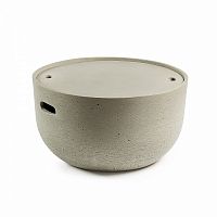 журнальный столик rhette cc0506rf03 из цемента от la forma (ex julia grup). с емкостью для хранения. в Таганроге