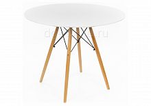 стол деревянный eames style 90 см белый в Таганроге