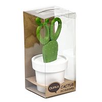 ножницы cactus с держателем, белые с зеленым в Таганроге