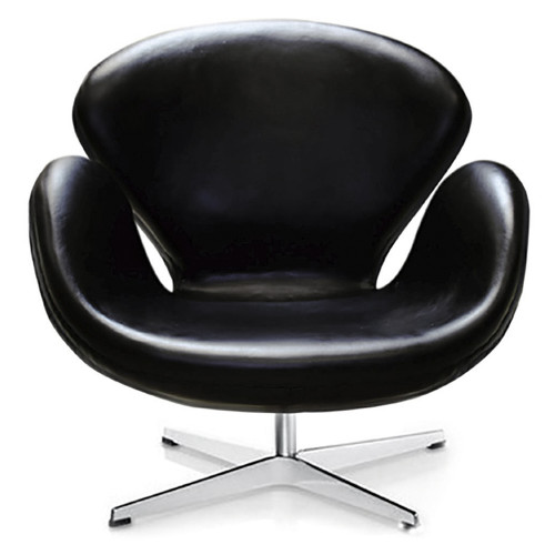 кресло swan chair черное в Таганроге