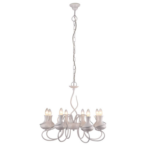 подвесная люстра arte lamp vaso a6819lm-8wh в Таганроге