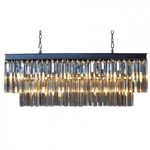 люстра odeon l80 black&glass черная, прозрачное в Таганроге