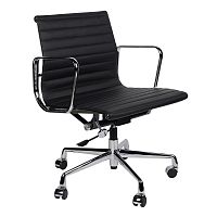 кресло eames style черная кожа в Таганроге