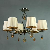 подвесная люстра brizzi bx03203/6 bronze cream в Таганроге