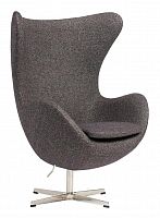 кресло egg chair кашемир серое в Таганроге