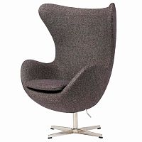 кресло egg chair серое в Таганроге