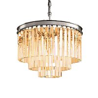подвесной светильник odeon 6 chrome/amber от delight collection в Таганроге