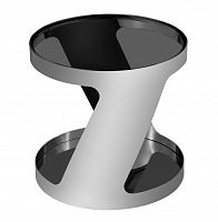 столик журнальный height black silver хром в Таганроге