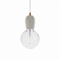 подвесной светильник beton rib white brass в Таганроге