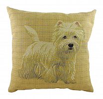 подушка с фото белого терьера westie в Таганроге
