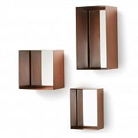 комплект зеркал 3 штуки в медных рамах clifton от la forma (ex julia grup) в Таганроге