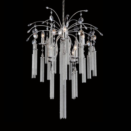 подвесная люстра crystal lux ethno sp8 хром в Таганроге