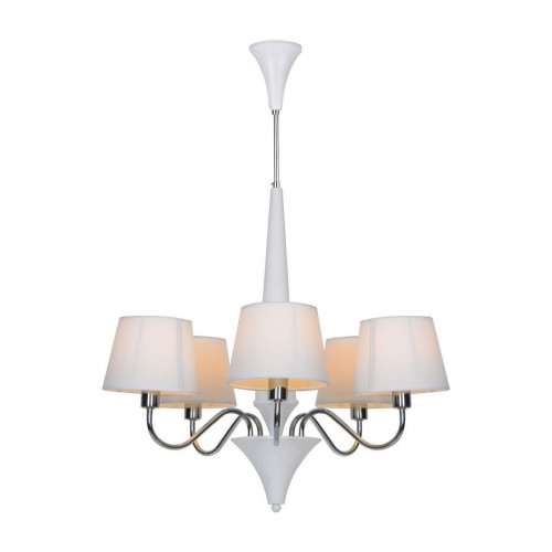 подвесная люстра arte lamp a1528lm-5wh белая в Таганроге