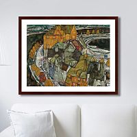 картина: crescent of houses ii (island_town), 1915г. в Таганроге