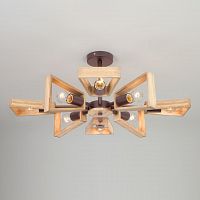 потолочная люстра eurosvet klark 70056/8 кофе в Таганроге