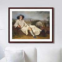 картина: goethe in the roman campagna, 1787г. в Таганроге