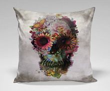 подушка flower skull by ali gulec в Таганроге