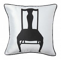 подушка с изображением стула chair white в Таганроге