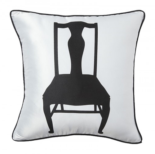 подушка с изображением стула chair white в Таганроге