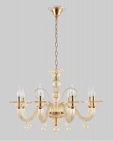 подвесная люстра crystal lux caetano sp-pl8 amber в Таганроге