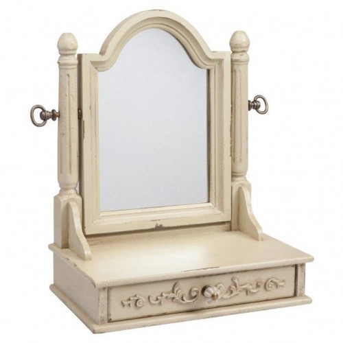 зеркало настольное с ящиком и креплением на шарнирах vanessa beige в Таганроге