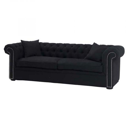 диван black linen прямой черный в Таганроге
