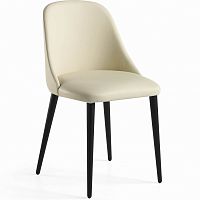 мягкий стул кожаный кремовый cpmk125-crema от angel cerda в Таганроге
