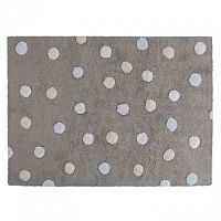 ковер tricolor polka dots серый голубой в Таганроге