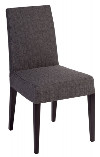 стул aylso dining chair кожа тёмно-серая в Таганроге