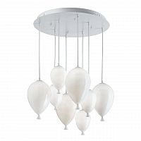 подвесная люстра ideal lux clown sp8 bianco в Таганроге