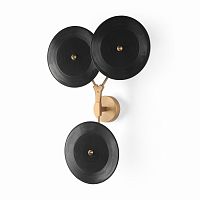 настенный светильник branching discs чёрный в Таганроге