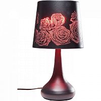лампа настольная rose мультиколор с рисунком розы в Таганроге
