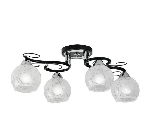 потолочная люстра idlamp carmela 234/4pf-blackchrome в Таганроге