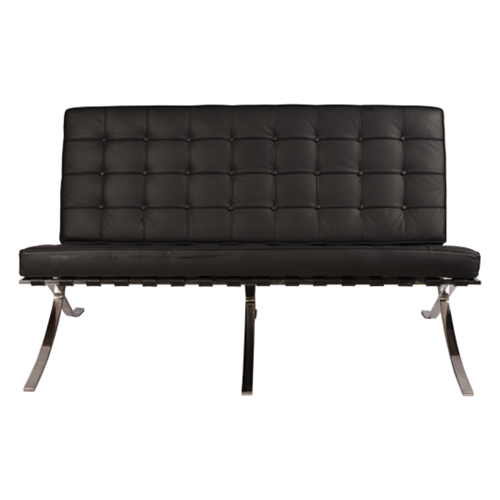диван barcelona style loveseat sofa прямой черный в Таганроге