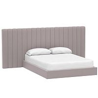 кровать двуспальная с большой спинкой 160x200 серая avalon extended в Таганроге