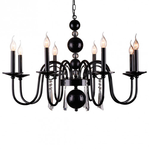 подвесная люстра newport 32208/c black в Таганроге