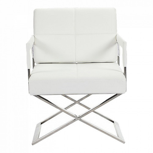 кресло aster x chair кожа белое в Таганроге