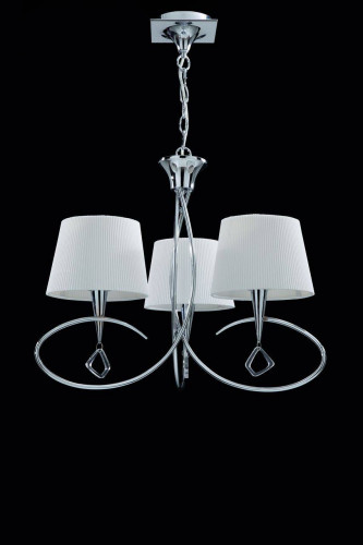 подвесная люстра mantra mara chrome - white 1640 в Таганроге
