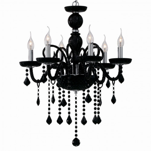 подвесная люстра ideal lux giudecca sp6 nero в Таганроге
