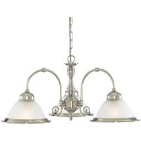 подвесная люстра arte lamp american diner a9366lm-3ss белая в Таганроге