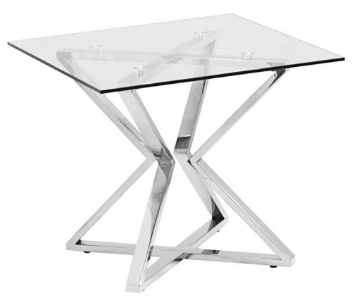 стол журнальный cube silver хром в Таганроге
