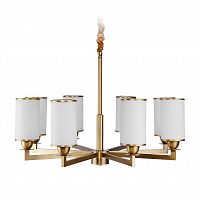 люстра brch9040-8 от delight collection белая/золото в Таганроге