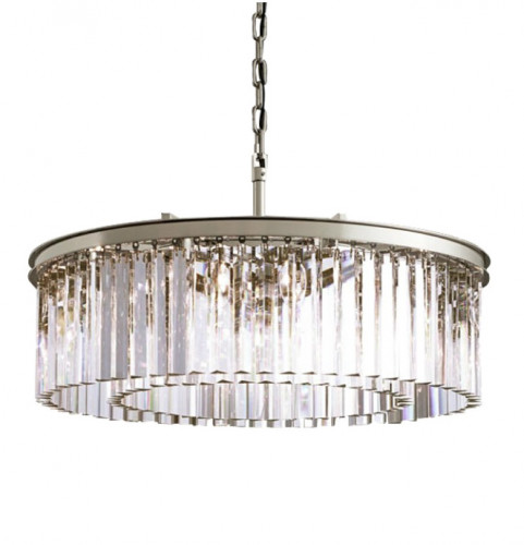 люстра prism silver 80 серебро, прозрачное стекло в Таганроге