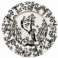 тарелка taika черно-белая в Таганроге