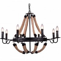 подвесная люстра arte lamp marsiglia a8956lm-8bk в Таганроге