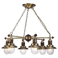 подвесная люстра arte lamp sailor a4524lm-6ab в Таганроге