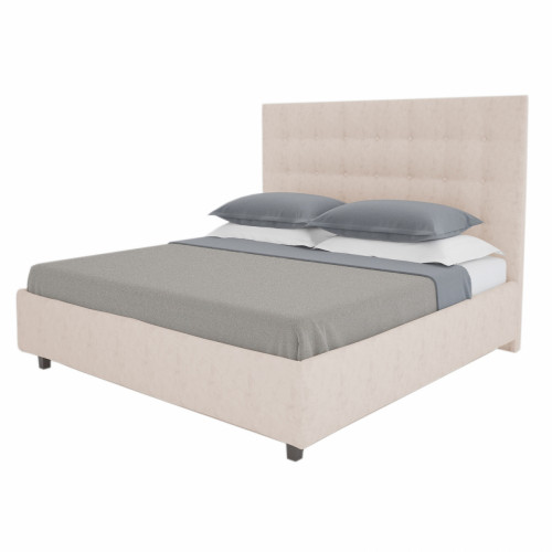 кровать двуспальная 180х200 светло-бежевая royal black в Таганроге