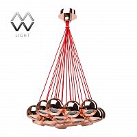 подвесная люстра mw-light котбус 2 492011919 медь в Таганроге