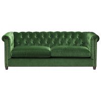 диван chesterfield 2.0 прямой зеленый в Таганроге